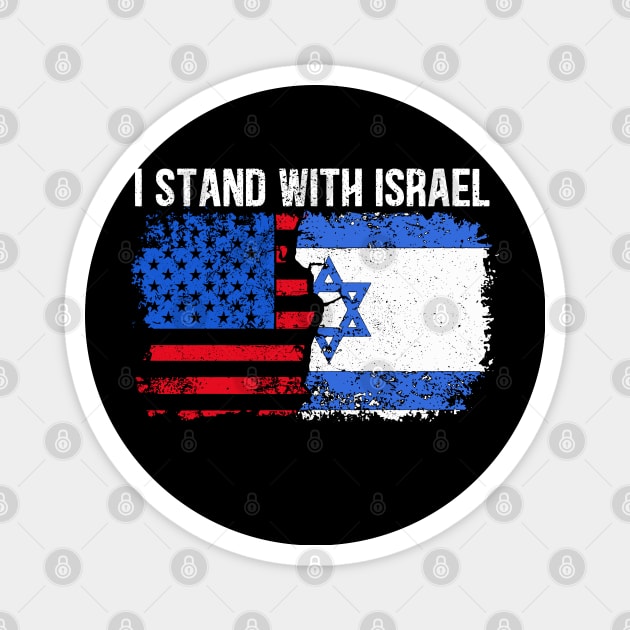 I Stand With Israel Magnet by RetroPrideArts